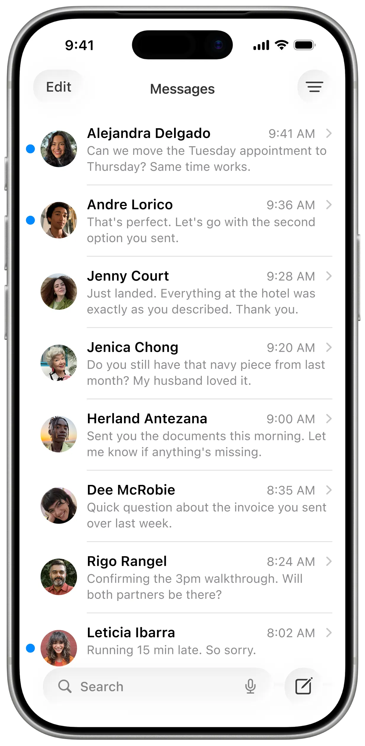 Coop iMessage dashboard